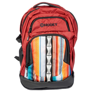 Hooey Ox Serape Pocket Backpack {Red + Black}