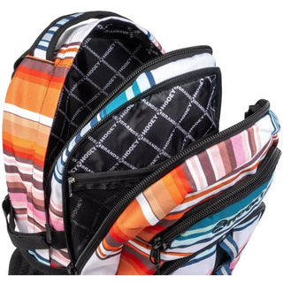 Hooey Ox Multi Color Serape Stripe Backpack {Black}