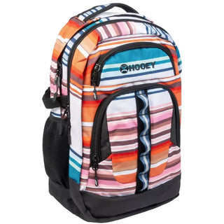 Hooey Ox Multi Color Serape Stripe Backpack {Black}