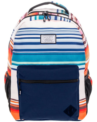 Hooey Recess Serape Stripe Backpack {Navy}