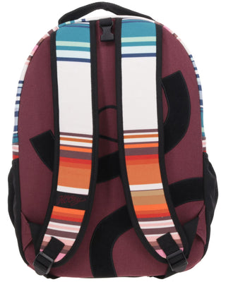 Hooey Recess Serape Stripe Backpack {Navy}