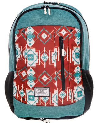 Hooey Rockstar Southwestern Aztec Backpack {Teal}