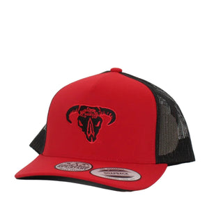Hooey "Bad Company" Embroidery Skull Logo  2609T-RDBK - Hooey