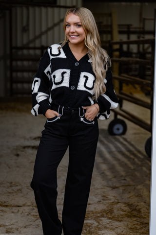 The Smiley Pocket Jean {Black}