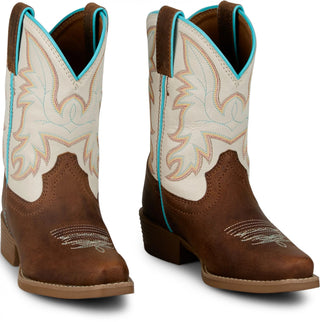 Justin Youth Whinny Cognac Water Buffalo Boot