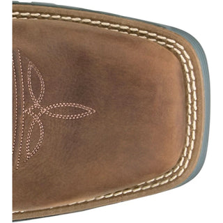 Justin Men's Lytle Bomber Brown Cowhide Steel Toe Boots