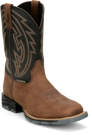 Justin Men's Lytle Rust Brown Waterproof Cowhide Boots