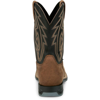 Justin Men's Lytle Rust Brown Waterproof Cowhide Boots