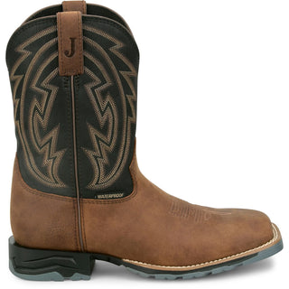 Justin Men's Lytle Rust Brown Waterproof Cowhide Boots