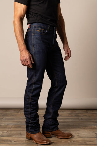 Kimes Men's "Roger" Slim Fit Boot Cut Jean {Blue}