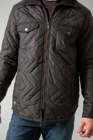 Kimes Men's Skink Quilted Jacket {Black}