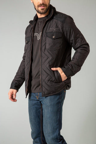 Kimes Men's Skink Quilted Jacket {Black}