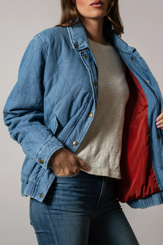 Kimes Ranch Women's Phoeby Quilted Denim Jacket {Indigo}