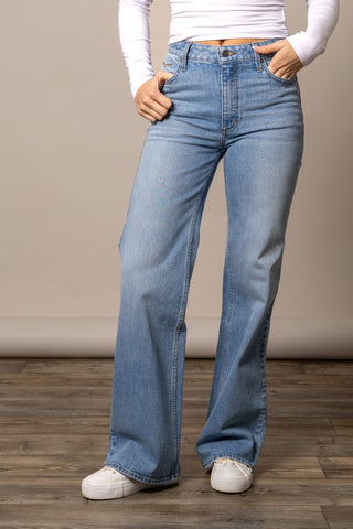 Kimes Ranch Zoey High Rise Wide Leg Jean {Light Wash}
