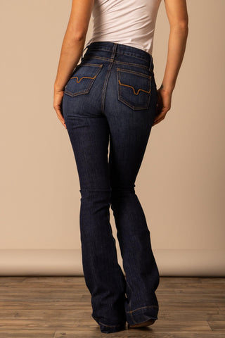 The Kimes High Rise Jennifer Trouser {Dark Wash}