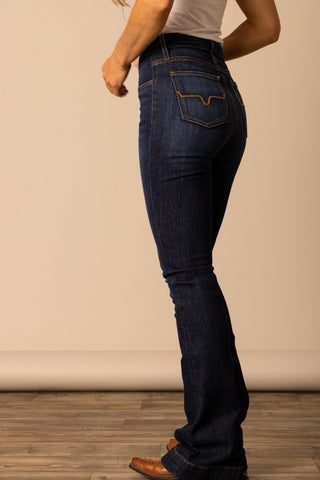 The Kimes High Rise Jennifer Trouser {Dark Wash}