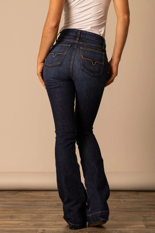 The Kimes High Rise Jennifer Trouser {Dark Wash}