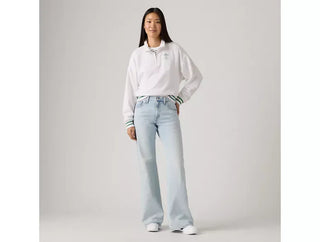 Levi's Women's Middy Loose Boot Jeans {Abraided Art}
