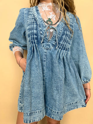 long-sleeve-pleated-denim-romper-5