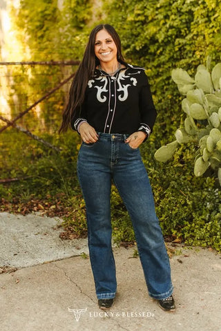 The Tacey Trouser Jean {Dark Wash}