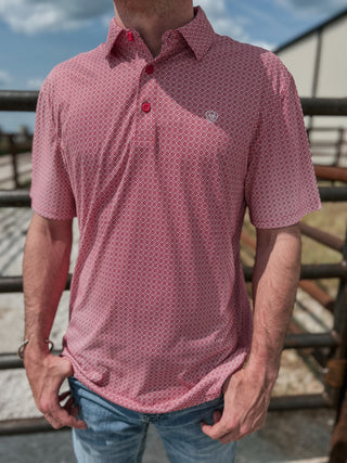 mens-ariat-red-print-western-polo-2