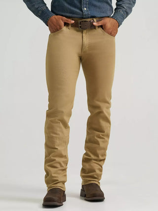 Wrangler Men's Tough Comfort Cowboy Cut Canvas Jean {Kelp}