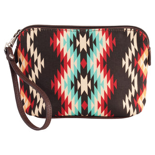 Red Dirt Hat Co Southwestern Pattern Cosmetic Pouch - Red Dirt Hat Co