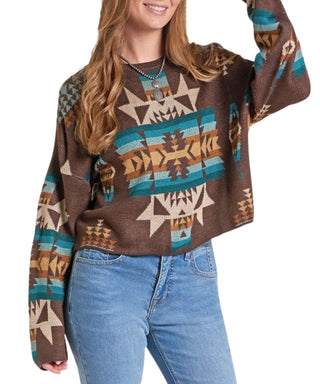 Rock & Roll Denim Women's Aztec Sweater - Rock & Roll Denim 1