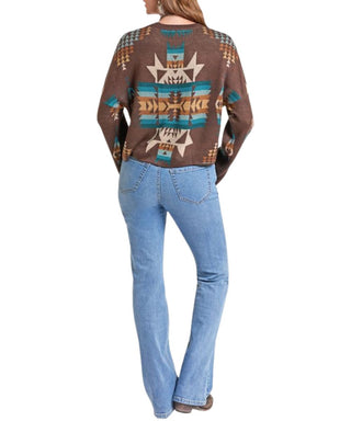 Rock & Roll Denim Women's Aztec Sweater - Rock & Roll Denim 2