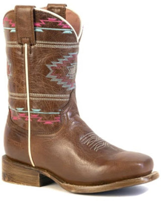 Roper Girl's Arizona Boots {Waxy Brown}