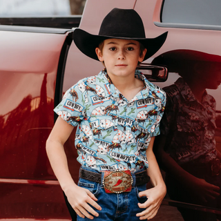 Vegas Cowboy Pearl Snap SS Shirt