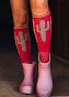 Lucky Chuck "Take the Risk" Socks {Hot Pink}