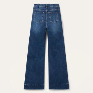 Stetson Women's High Rise Wide Leg Fit Jeans {Dark Wash}