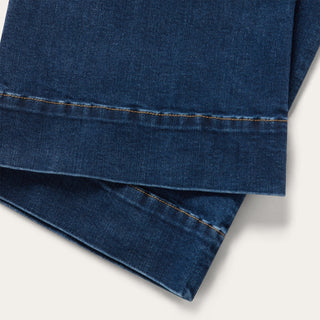 Stetson Women's High Rise Wide Leg Fit Jeans {Dark Wash}