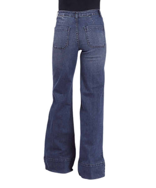 Stetson Women's 6in Patch Back Pocket Jeans - Stetson 2