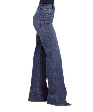 Stetson Women's 6in Patch Back Pocket Jeans - Stetson 3