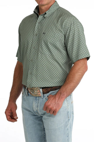 Cinch Men's Arenaflex Printed SS Button Down - Cinch 2