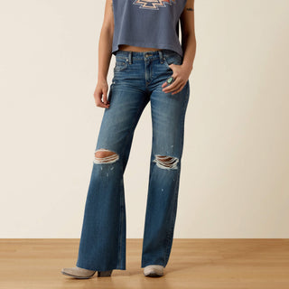 Ariat Women's Perfect Rise Petra Flipside Wide Leg Jean {Montrose}