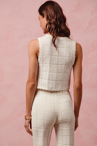 The Davie Crochet Vest