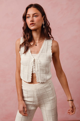 The Davie Crochet Vest