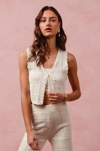 The Davie Crochet Vest