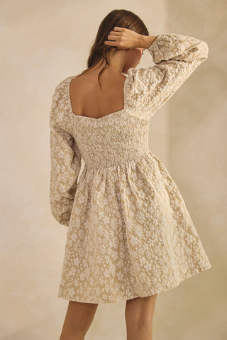 The Daisy Mini Dress {Oatmeal}