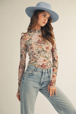 The Raven Mesh Top