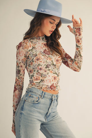 The Raven Mesh Top