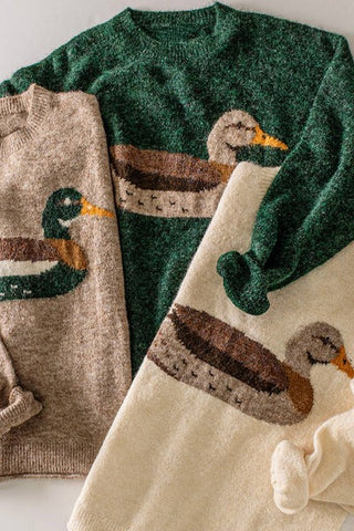 The Mocha Mallard Sweater