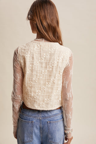 The Shiloh Vest {Cream}