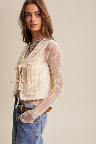 The Shiloh Vest {Cream}