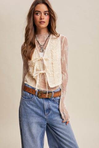 The Shiloh Vest {Cream}