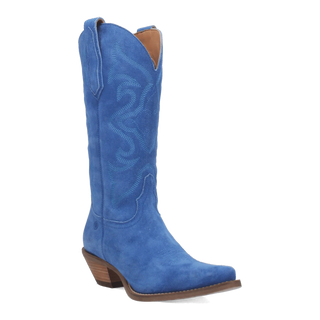 Dingo Women's Out West Suede Boot {Blue} DI 920
