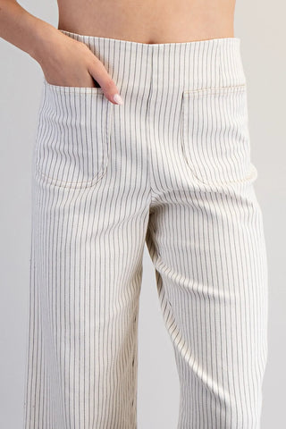 The Bella Striped Ruffle Pant 3